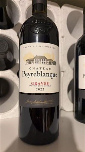 Bordeaux Graves Château Peyreblanque 2022