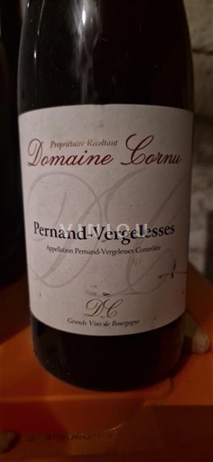 Borgonha Pernand-vergelesses Domaine Cornu 2018