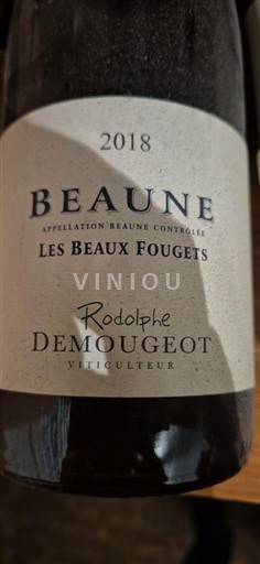 Borgogna Beaune Rodolphe Demougeot Les Beaux Fougets 2018