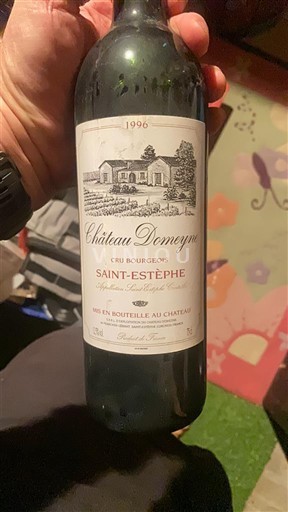 Bordeaux Saint-Estèphe Cru Bourgeois Château Domeyne 1996