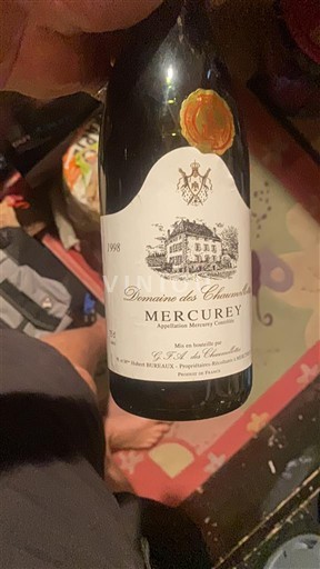 Bourgogne Mercurey Domaine Des Chenevières 1998