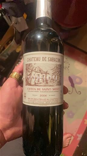 Sydväst Ospecificerad Château Sabazan 2004