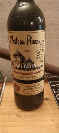 Bordeaux Saint-Émilion Grand Cru Grand Cru Château Pipeau 2009