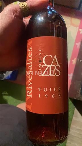 Roussillon Rivesaltes Domaine Cazes Tuilé 1988