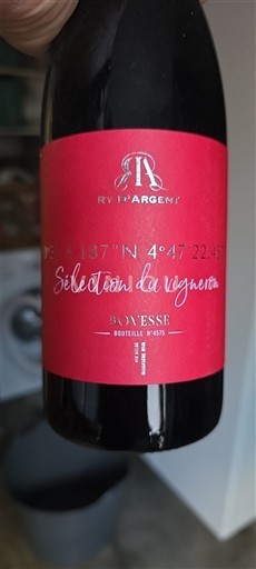 Wallonie Không được chỉ định Domaine Ry d’Argent Sélection du vigneron 2022