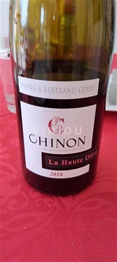 Thung lũng sông Loire Chinon Pierre & Bertrand Couly La Haute Olive 2018
