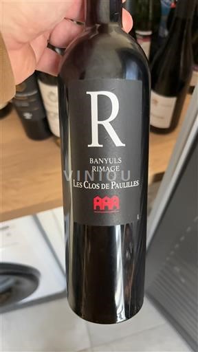 Roussillon Banyuls Les Clos de Paulilles R Rimage 2015