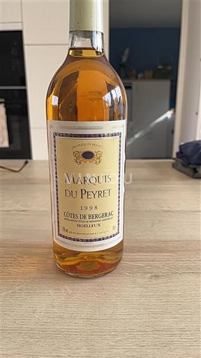 Lounais-Ranska Côtes-de-bergerac Marquis du Peyret 1998
