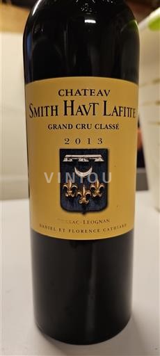 Bordéus Pessac-Léognan Grand Cru Classé Château Smith Haut Lafitte 2013