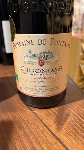Údolí Rhôny Gigondas Domaine Fontavin Joye d'Antan 2022