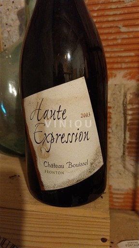 Jugozahod Fronton Château Bouissel Haute Expression 2003
