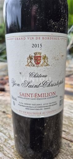 Bordeaux Saint-Émilion Château Yon-Saint-Christophe 2015