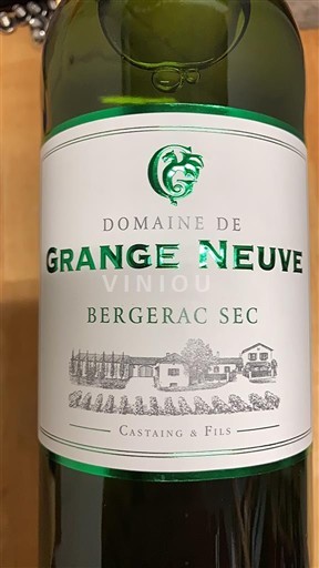 Sydvestfrankrig Bergerac Domaine Grange Neuve 2023