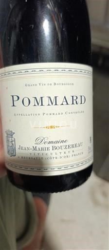 Burgundi Pommard Domaine Jean-Marie Bouzereau Ei vuosikertaa