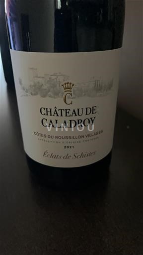 Roussillon Côtes du Roussillon Villages Château de Caladroy Éclats de Schistes 2021