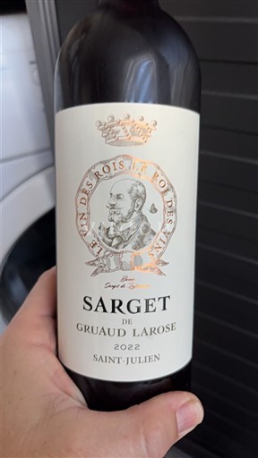 Bordeaux Saint-Julien Château Gruaud Larose Sarget de Gruaud Larose 2022