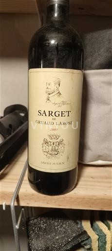 Bordeaux Saint-Julien Château Gruaud Larose Sarget de Gruaud Larose 2007