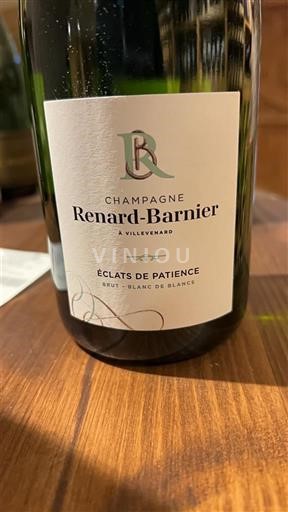 Champaña Champán Renard-Barnier Éclats de Patience Sin añada