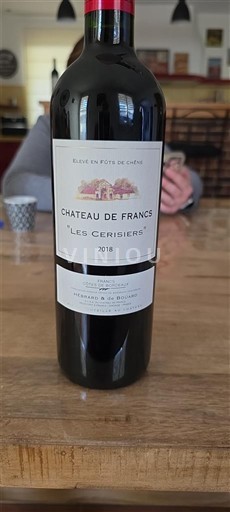 Bordeaux Francs-Côtes-de-Bordeaux Château Francs Les Cerisiers 2018