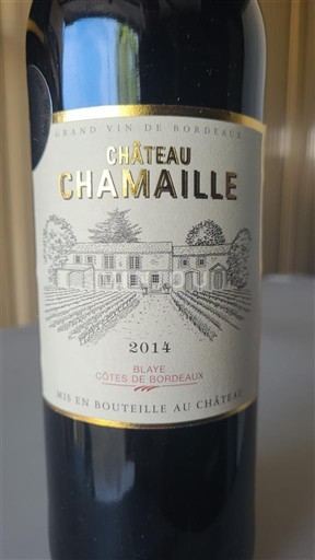 Bordeaux Blaye-Côtes-de-Bordeaux Château Chamaille 2014