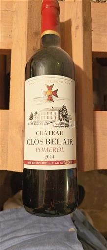 Bordeaux Pomerol Château Clos Bel Air 2014