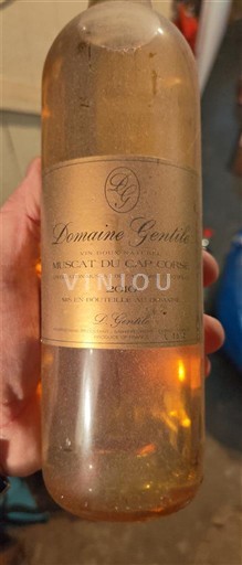 Corse Muscat-du-cap-corse Domaine Gentile 2010
