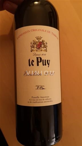 Bordeaux Château Le Puy Emilien 2021