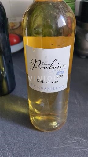 Southwest Monbazillac Château Poulvère Sélection 2016