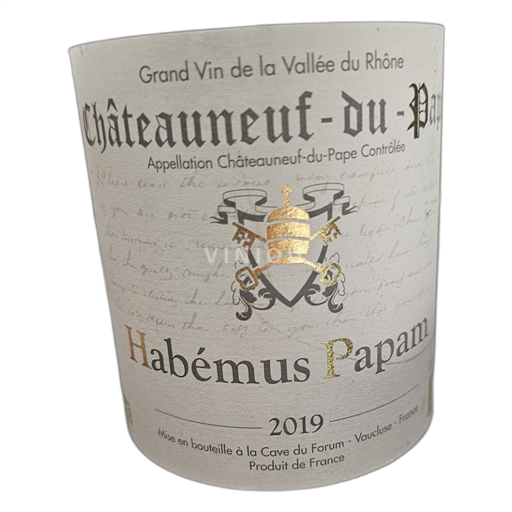 Rhône-dalen Châteauneuf-du-Pape Habémus Papam 2019