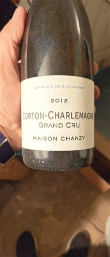 Bourgogne Corton-charlemagne Grand Cru Maison Chanzy 2012
