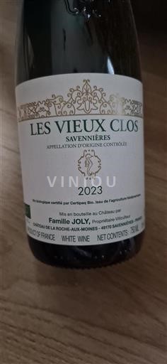 Loiredalen Savennières Famille Joly Les Vieux Clos 2023
