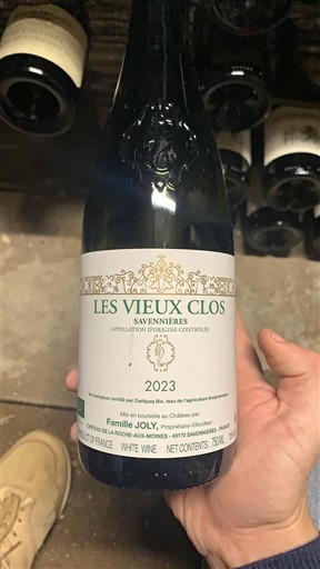 Údolí Loiry Savennières Famille Joly Les Vieux Clos 2023