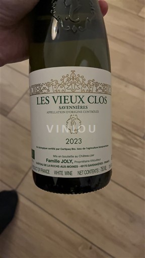 Lugina e Luarës Savennières Famille Joly Les Vieux Clos 2023
