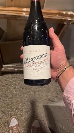 Thung lũng Rhône Châteauneuf-du-pape Domaine Vieux Télégraphe Télégramme 2020