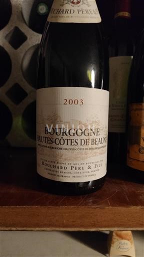 Burgundy Unspecified Bouchard Père & Fils 2003