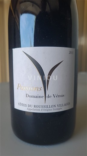 Roussillon Côtes del Roussillon Villages Domaine Vénus Passions 2015