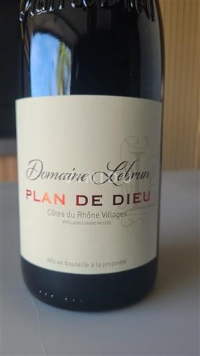 Rona dolina Ni doloceno Domaine Lebrun Plan de Dieu 2024