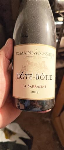 Rona dolina Côte-rôtie Domaine Bonserine La Sarrasine 2013
