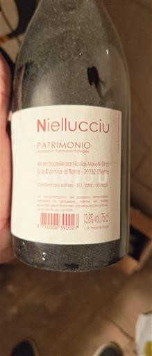 Corsica Patrimonio Cantina di Torra Niellucciu 2016