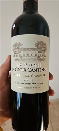 Bordeaux Saint-Émilion Grand Cru Grand Cru Château La Croix Cantenac 2018