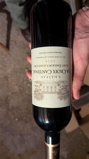 Bordeaux Saint-Émilion Grand Cru Grand Cru Château La Croix Cantenac 2018