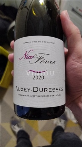 Bourgogne Auxey-Duresses Nico Fevre 2020