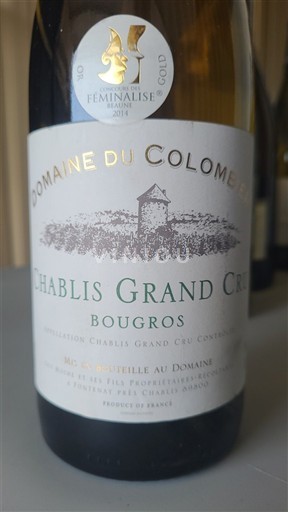 Burgund Chablis Grand Cru Domaine Colombier Bougros 2012