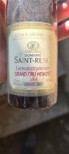 Alsazia Non specificato Grand Cru Domaine Saint-Remy Grand Cru Hengst 2004