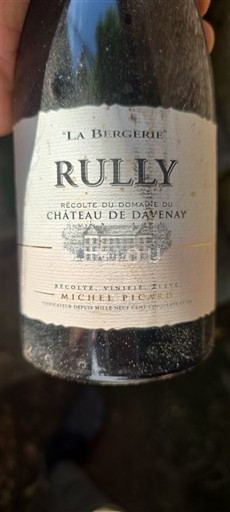 Borgogna Rully Château Davenay La Bergerie 2006