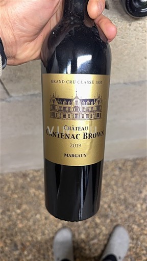 Bordeaux Margaux Grand Cru Château Cantenac Brown 2019