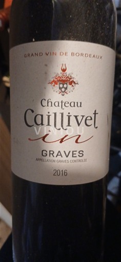 Bordeaux Graves Château Caillivet 2016