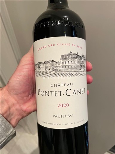 Bordeaux Pauillac Grand Cru Château Pontet-Canet 2020