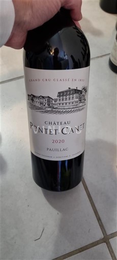 Bordeaux Pauillac Château Pontet-Canet 2020