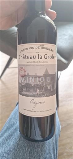 Bordeaux Côtes-de-Bourg Château La Grolet Origines Nemilésimat